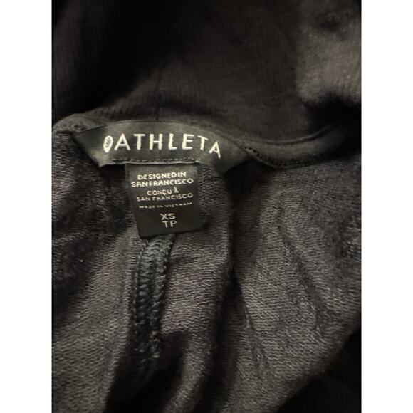 Athleta Pranayama Wrap Cardigan Black XS Comfy Sweater Fall 2023 MRSP$89 New NWT - Picture 6 of 10
